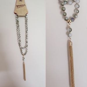 NWT Arizona glass bead necklace